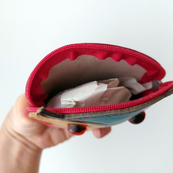 Owl Coin Purse Wallet Key Ring - Picture 2 of 4